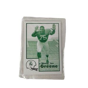 UNT North Texas Eagles Mean Joe Greene Football Cards 4 Card Pack Sealed